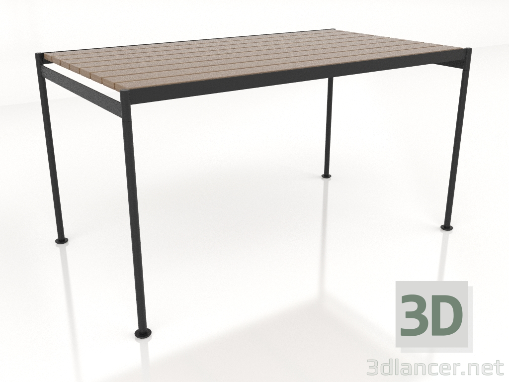 3D Modell Esstisch 140x80 cm - Vorschau