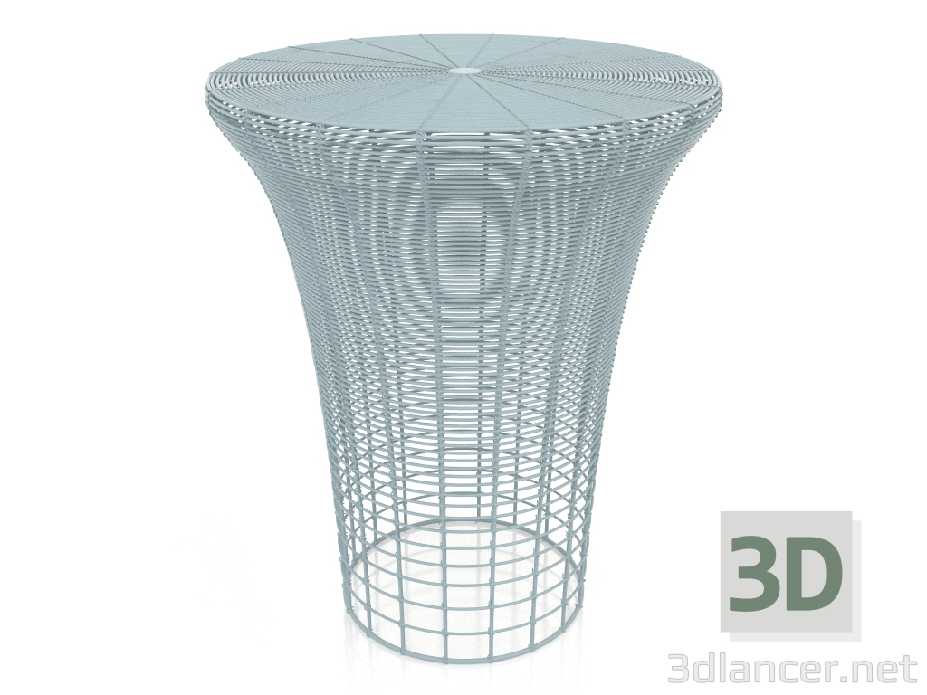 3D modeli Yüksek tabure (Mavi gri) - önizleme