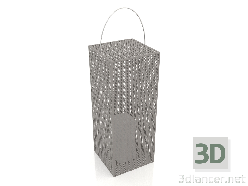 modello 3D Scatola portacandele 4 (Grigio quarzo) - anteprima