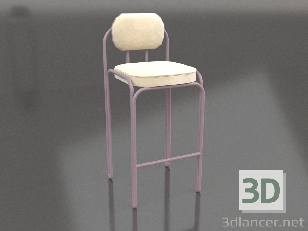 3d model Tyanuchka bar stool (blueberry pudding) - preview