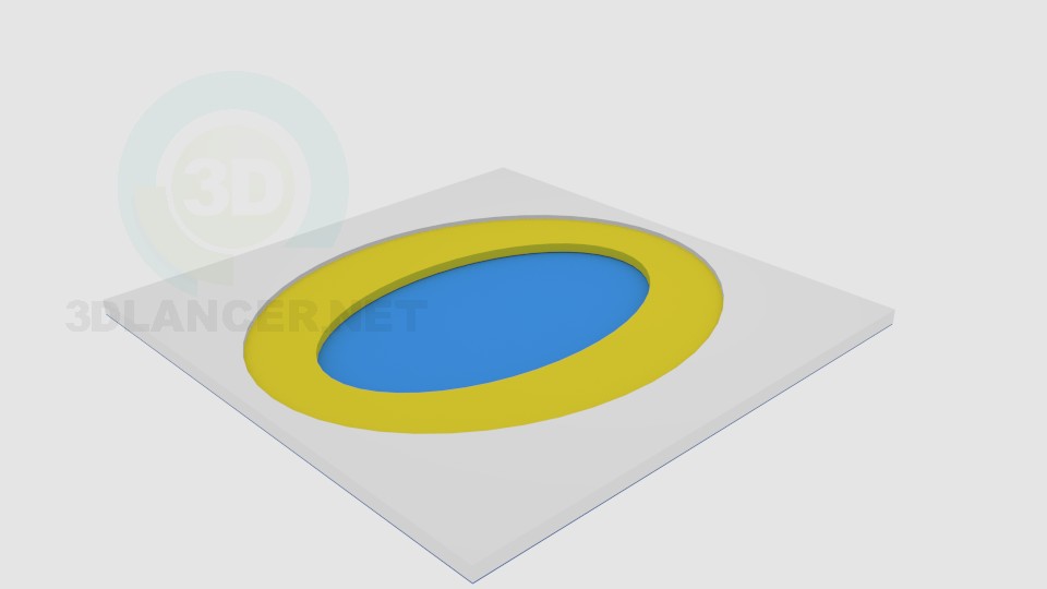 3D Modell Dekorative Decke 3 - Vorschau