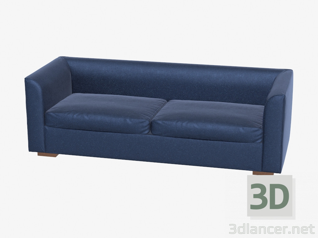 3D Modell Sofa gerade Doppel Jill - Vorschau