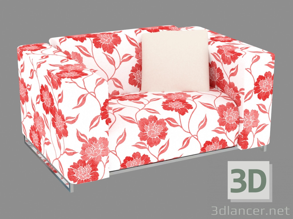 3d model Trinity silla de cama - vista previa