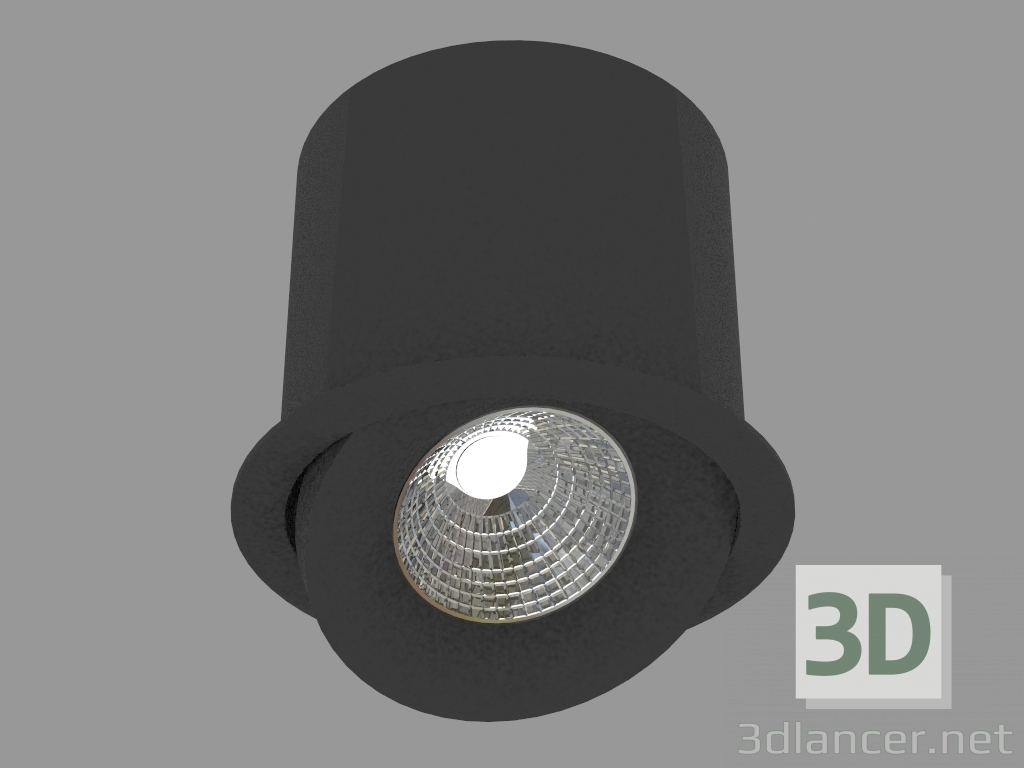 3D Modell LED-Einbaustrahler (DL18412 01TR Schwarz) - Vorschau