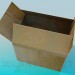 3d model caja de cartón - vista previa