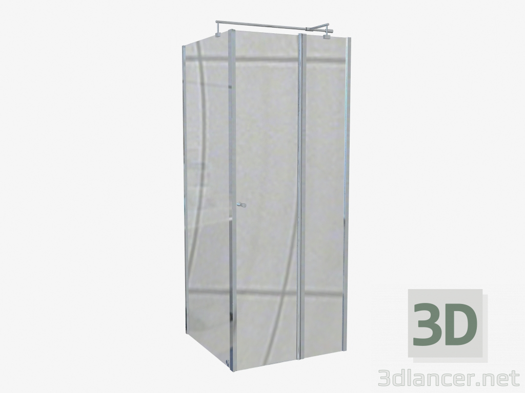 3d модель Кабіна квадратна 80 cm Cubic (KTI 044P) – превью