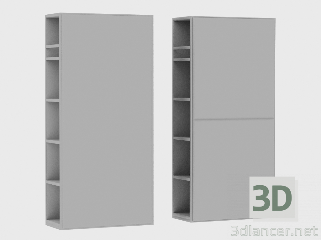 Modelo 3d Elementos do sistema modular IANUS MIDDLE WITH BACK (U193) - preview