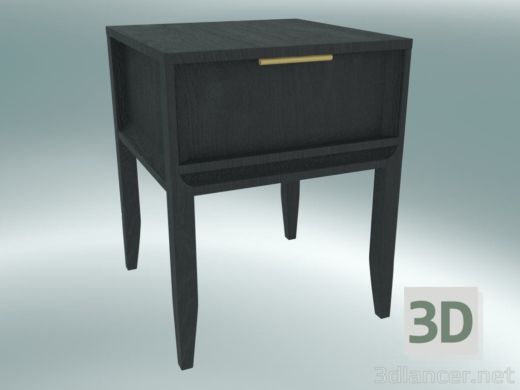 Modelo 3d Mesa-de-cabeceira pequena (Dark Oak) - preview