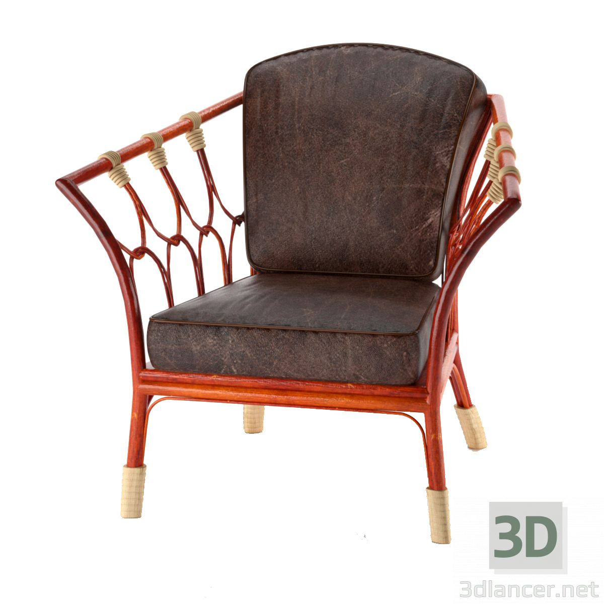 Sillón 3D modelo Compro - render