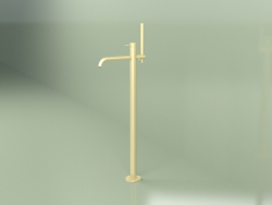 Floor-standing bath mixer with hand shower H 1117 mm (12 62, OC)