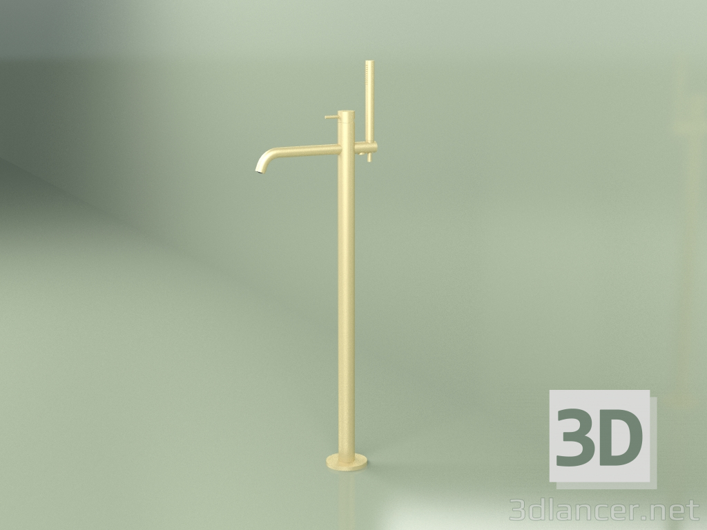 3d model Floor-standing bath mixer with hand shower H 1117 mm (12 62, OC) - preview