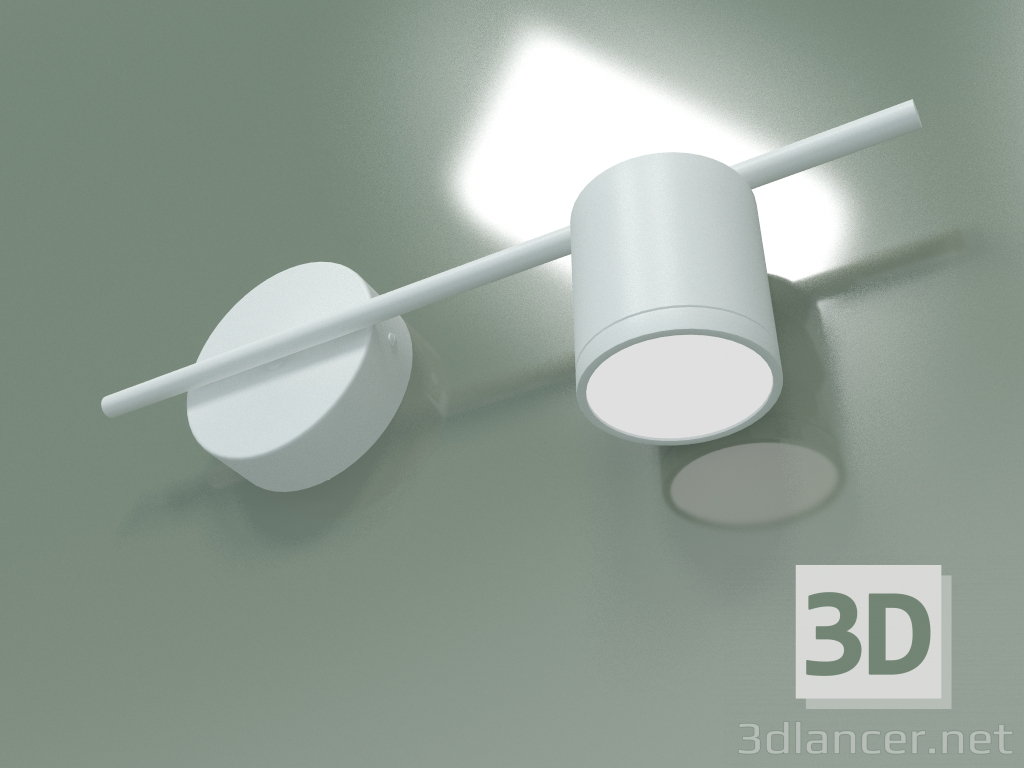 Modelo 3d Luminária de parede Acru MRL LED 1019 (branco) - preview