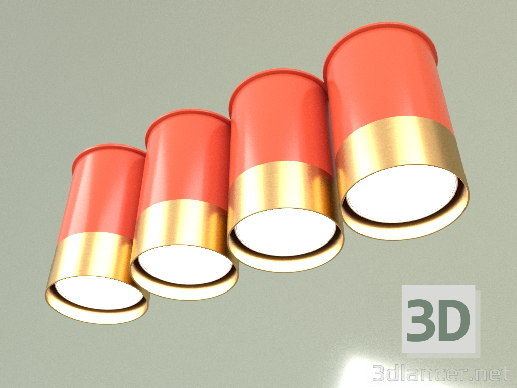 3d model Spotlight BP 6361-4 (Coral) - preview