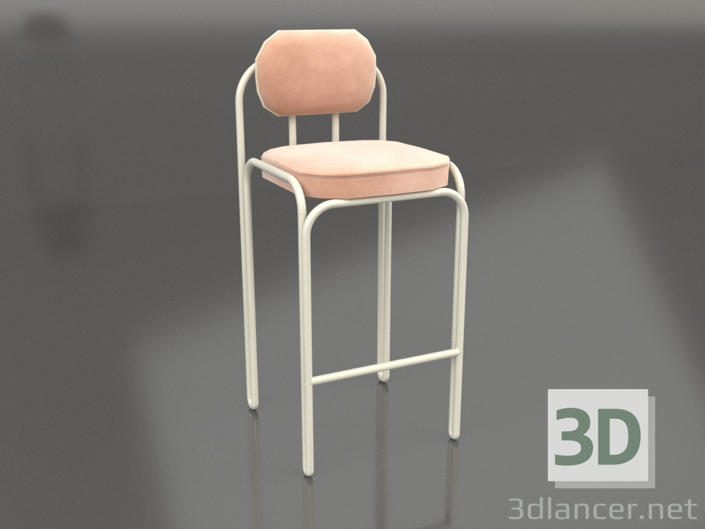 3d model Tyanuchka bar stool (Peach mousse) - preview