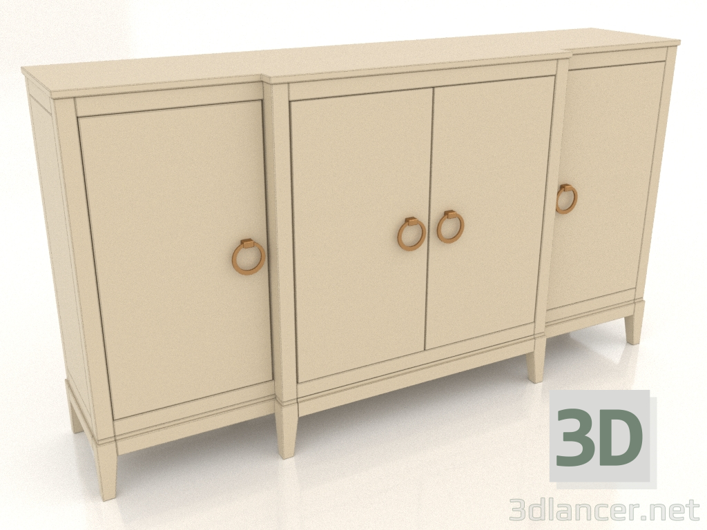 3D Modell Kommode (RAL 1015, Option 4) - Vorschau