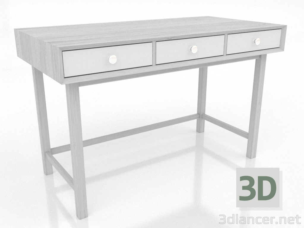 modèle 3D Bureau 2 1200 X 600 mm (blanc RAL 9010) - preview modèle 3D Bureau 2 1200 X 600 mm (blanc RAL 9010) - preview
