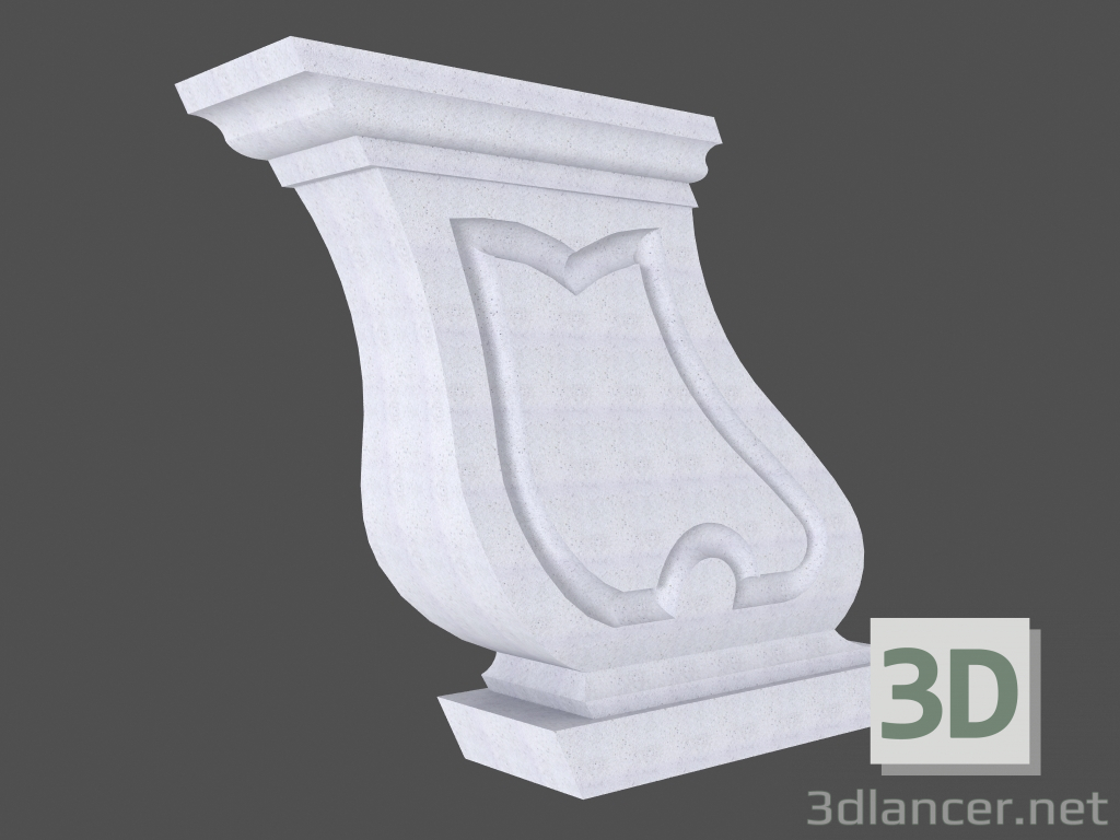 3d model Balustrade (BB64AK-N) - preview