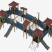 3D Modell Kinderspielanlage (K2801) - Vorschau