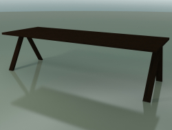 Tavolo con piano di lavoro standard 5028 (H 74 - 280 x 98 cm, wengè, composizione 2)