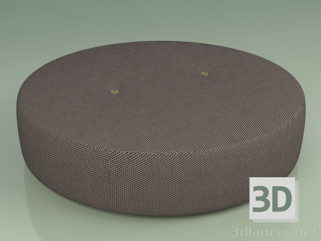 3D Modell Pouf 033 (3D Netz Grau) - Vorschau