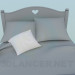 3D Modell Bett - Vorschau