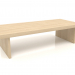 modèle 3D Table BK 01 (1400x600x350, bois blanc) - preview