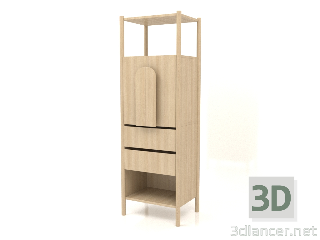 Modelo 3d Rack ST 05 (600x450x1800, madeira branca) - preview