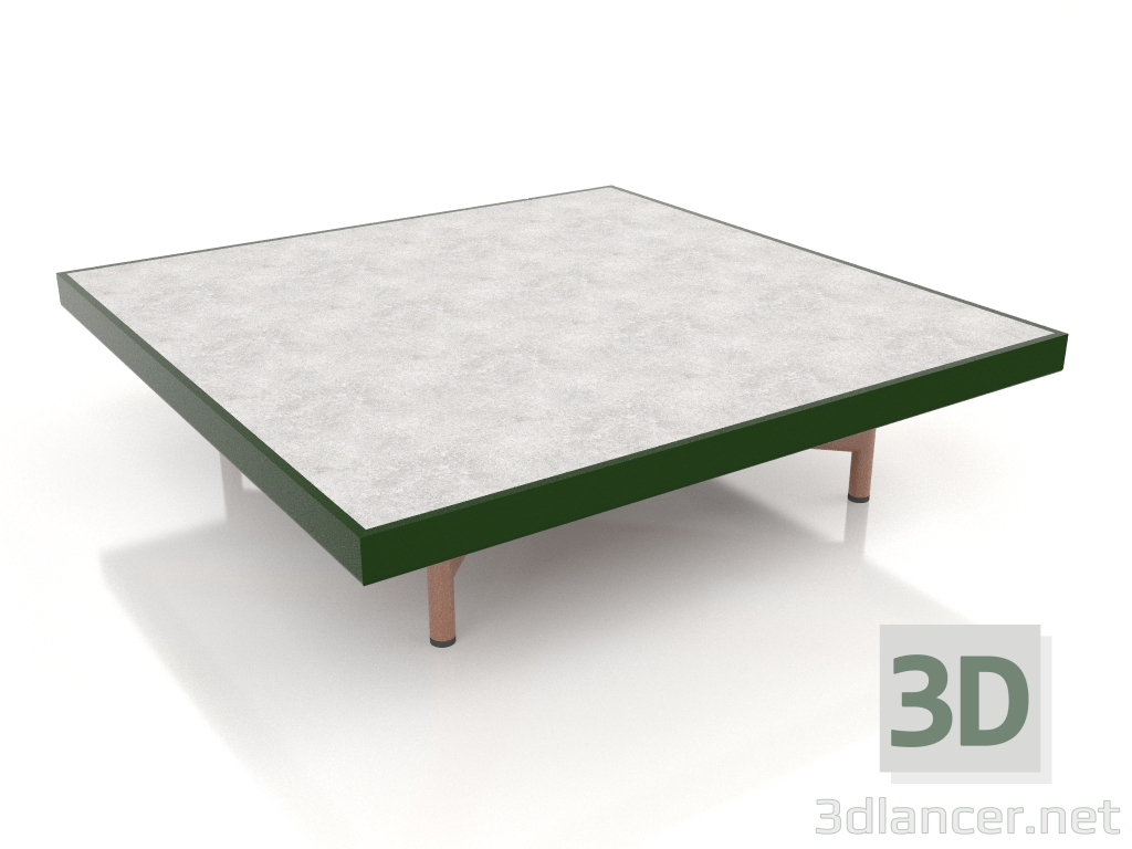 3D Modell Quadratischer Couchtisch (Flaschengrün, DEKTON Kreta) - Vorschau