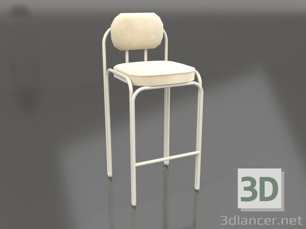 modèle 3D Tabouret de bar Tyanuchka (barbe à papa) - preview