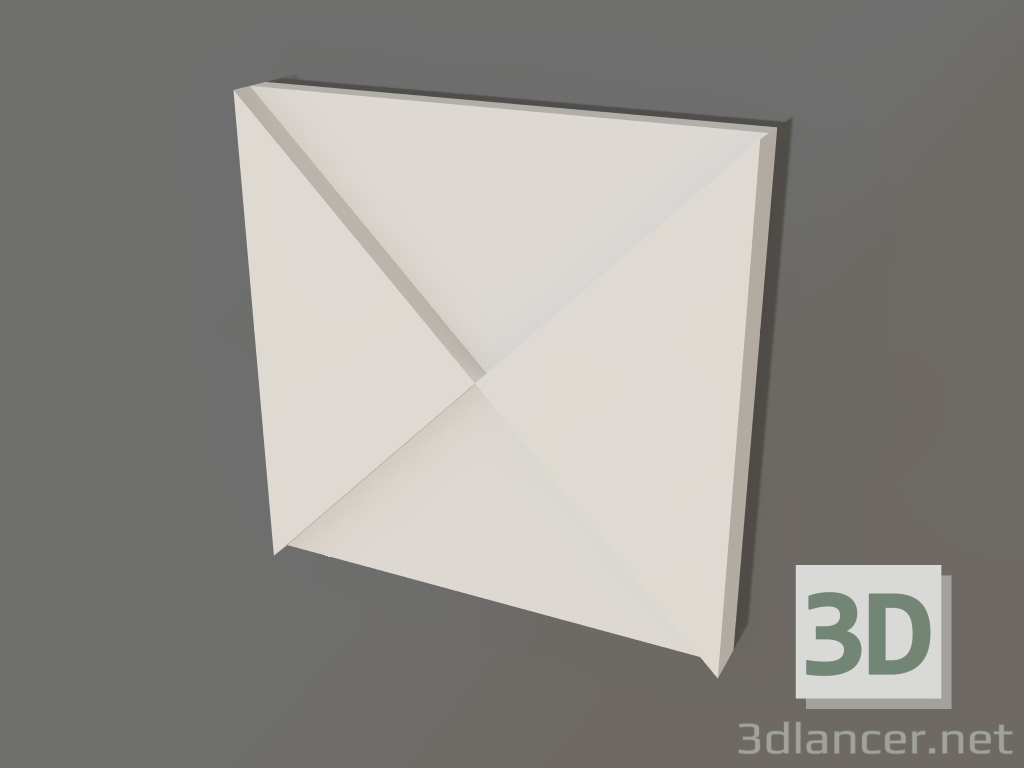 modello 3D Pannello 3D 067 3 - anteprima