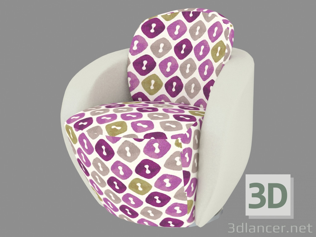 3d model Fiji Sillón - vista previa