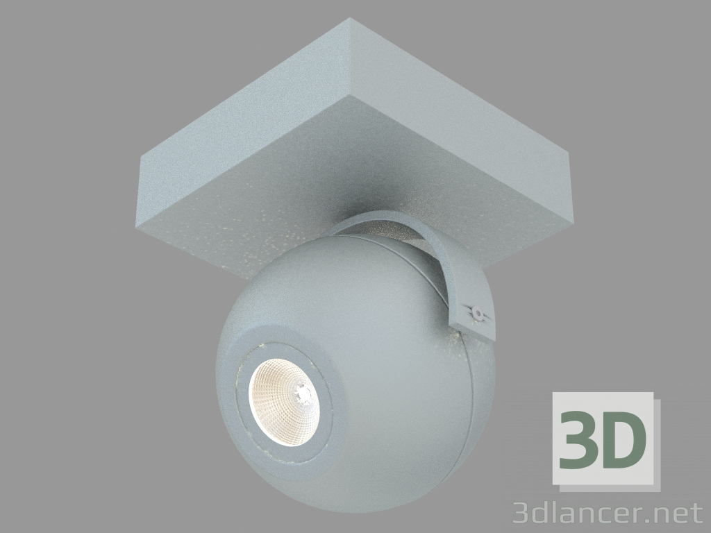 3d model lámpara de LED Falso techo (DL18395 11WW-Alu) - vista previa