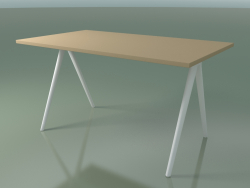 Tavolo rettangolare 5408 (H 74 - 79x139 cm, laminato Fenix F03, V12)