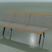 3d model Module angular triple Waiting 4555 (135 ° left, Oak effect) - preview