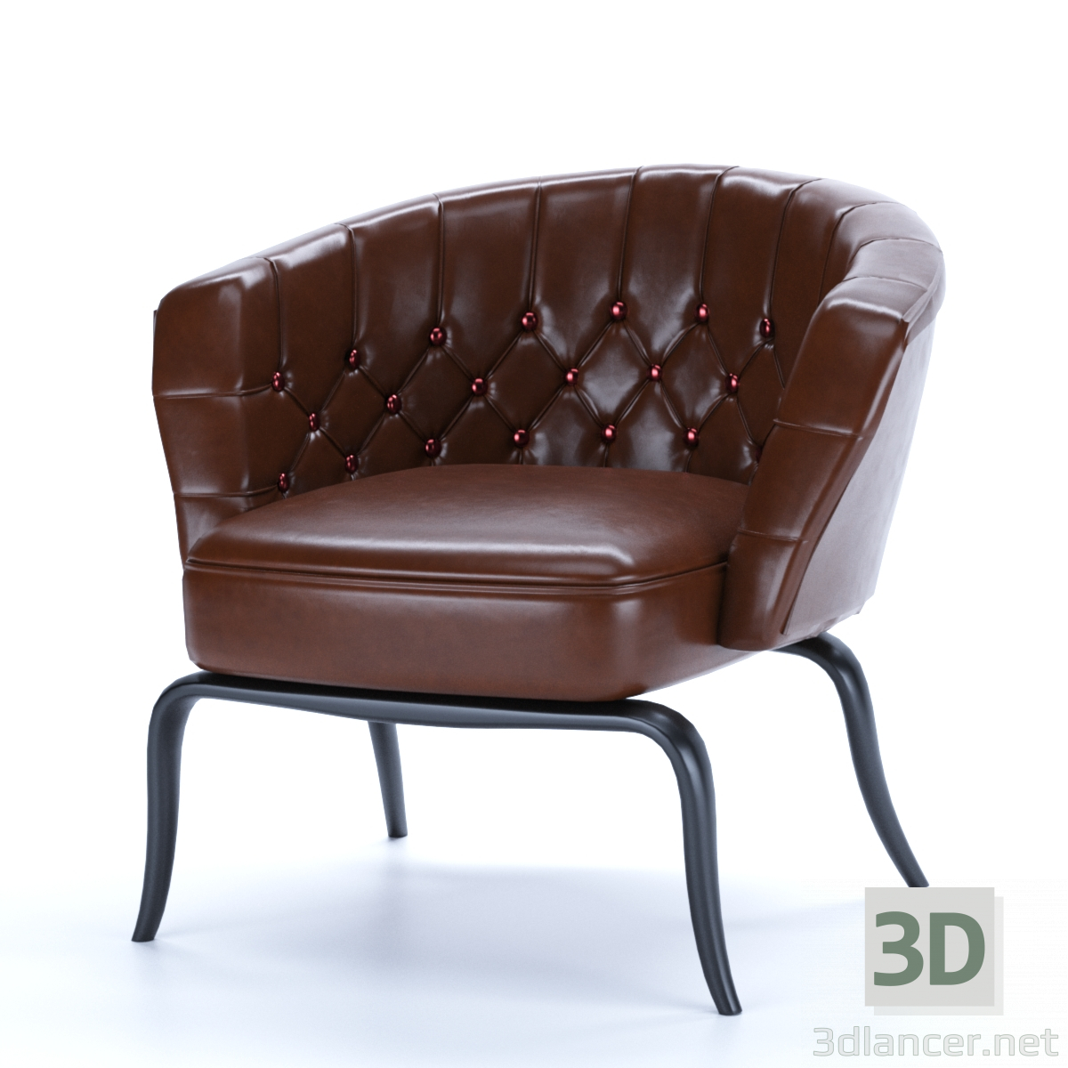 3d model Armchair - preview