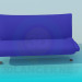 3d model Sofa without armrest - preview