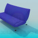 3d model Sofa without armrest - preview