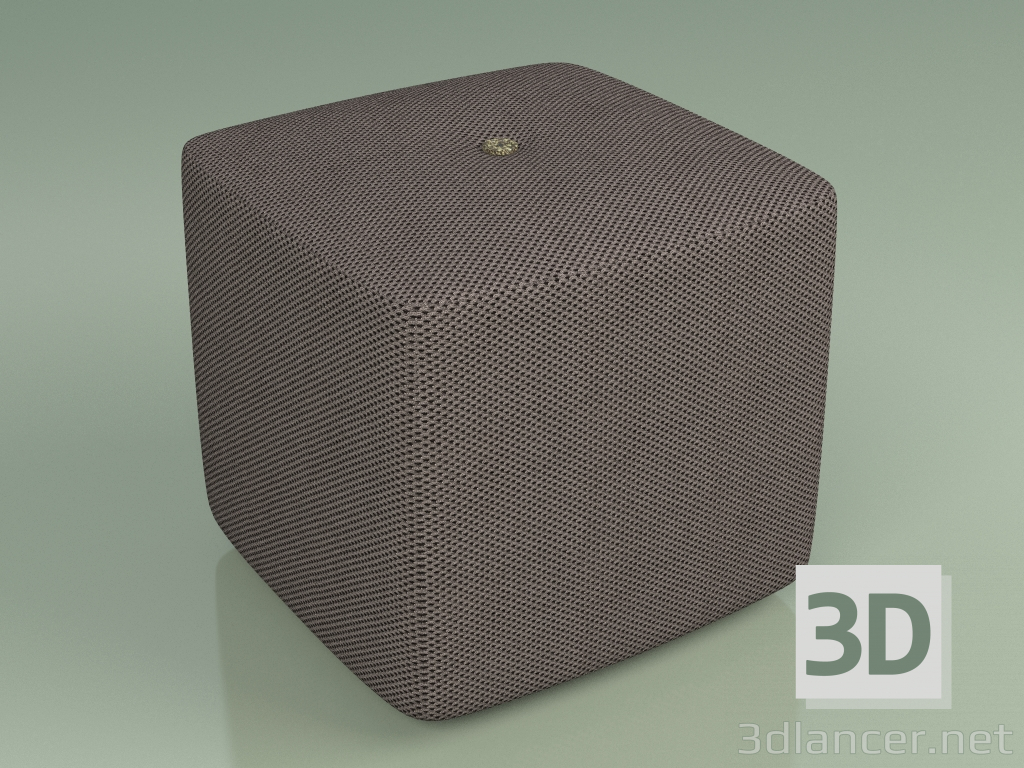 modello 3D Pouf 034 (grigio rete 3D) - anteprima