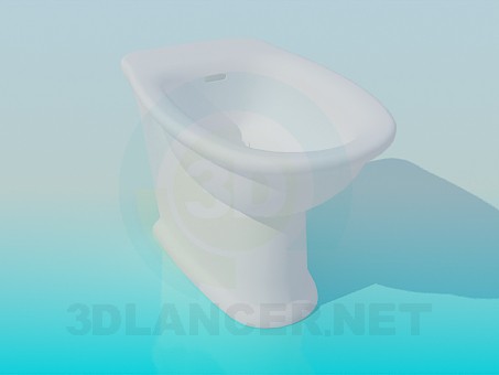 3 डी मॉडल Bidet - पूर्वावलोकन