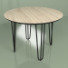 3d model Table Sputnik 100 cm veneer (black) - preview