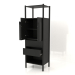 modèle 3D Rack ST 05 (ouvert, 600x450x1800, bois noir) - preview