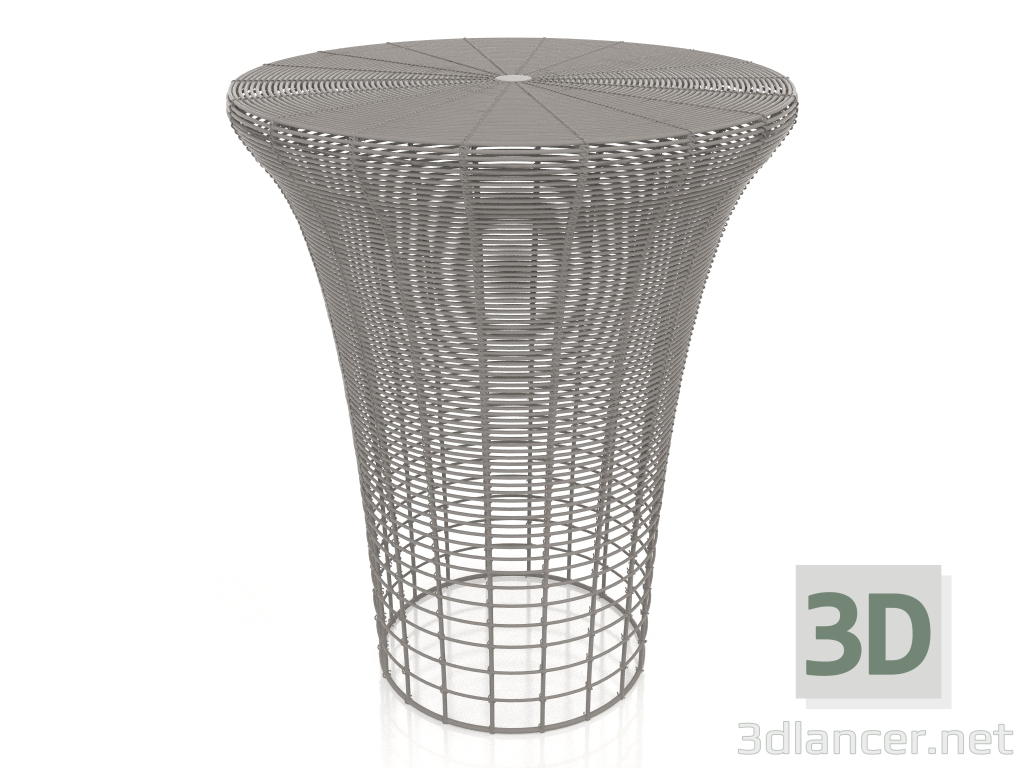 3D Modell Hoher Hocker (Quarzgrau) - Vorschau