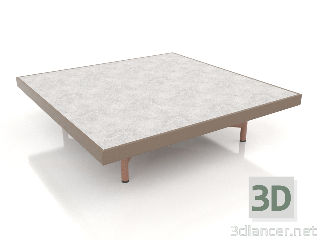 3D Modell Quadratischer Couchtisch (Bronze, DEKTON Kreta) - Vorschau