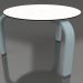 Modelo 3d Mesa lateral (azul cinza) - preview