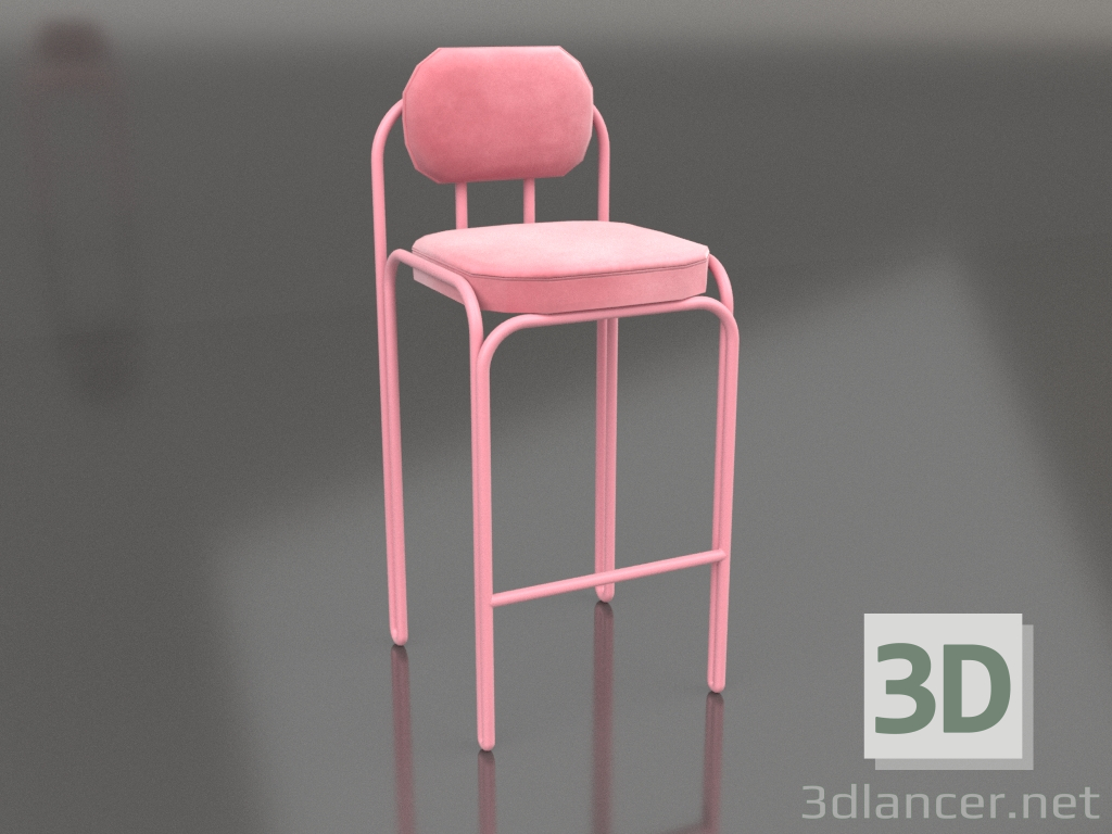 3D modeli Tyanuchka bar taburesi (Sakız çiğneme) - önizleme