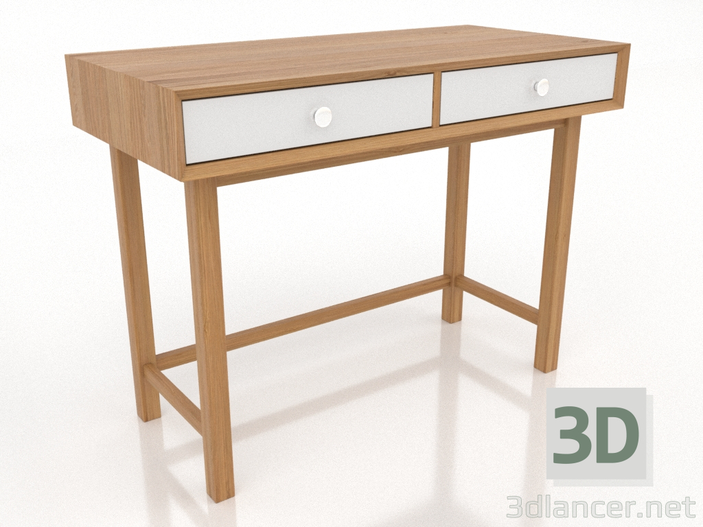 modèle 3D Bureau 3 1000 X 500 mm (chêne naturel) - preview modèle 3D Bureau 3 1000 X 500 mm (chêne naturel) - preview
