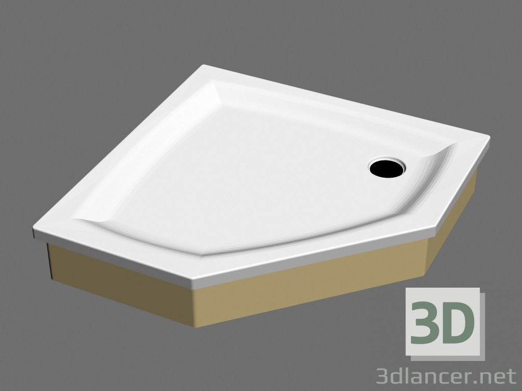 3d model Shower tray GENTA 90 EX - preview