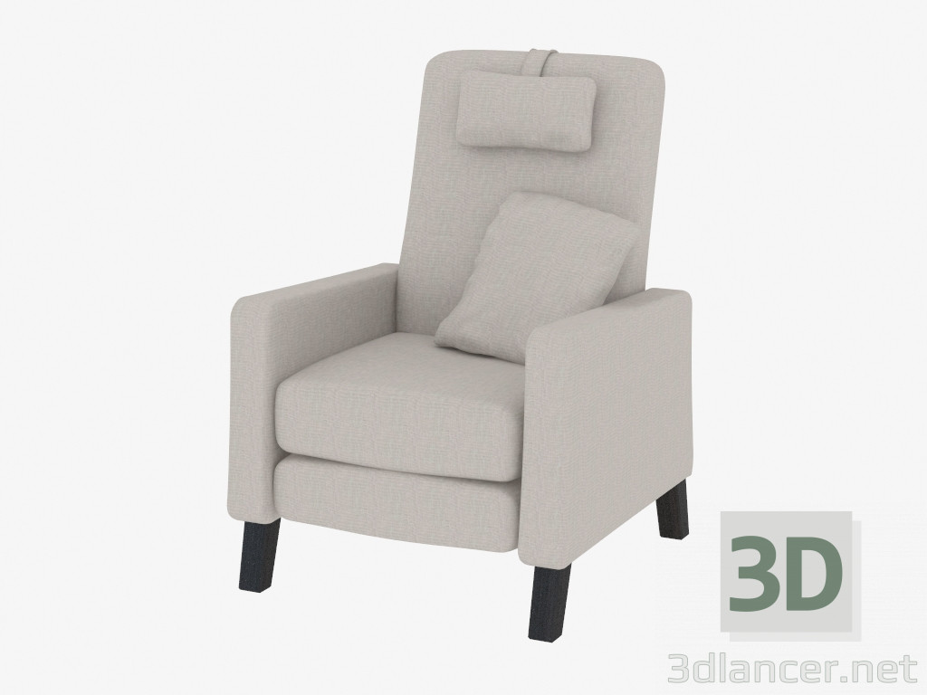 3d model Armchair Etna - preview