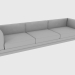 3d model Sofá MASON SOFA (365X105XH70) - vista previa