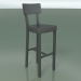 3d model Powder coated cast iron bar stool, outdoor InOut (28, Gray Lacquered Aluminum) - preview